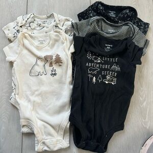 Carters 6 month onesies (bundle of 5)